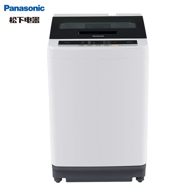 松下(Panasonic) XQB75-Q7321 7.5公斤全自动波轮洗衣机 超宽内桶瀑布水流 防缠绕呵护洗(灰色)图片