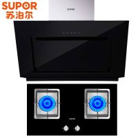 Supor/苏泊尔J603+QB809侧吸抽油烟机燃气灶抽油烟机灶具烟灶两件套