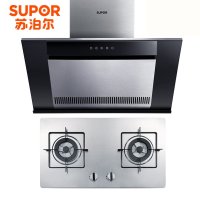 Supor/苏泊尔J609+QS503抽油烟机燃气灶套餐烟灶两件套