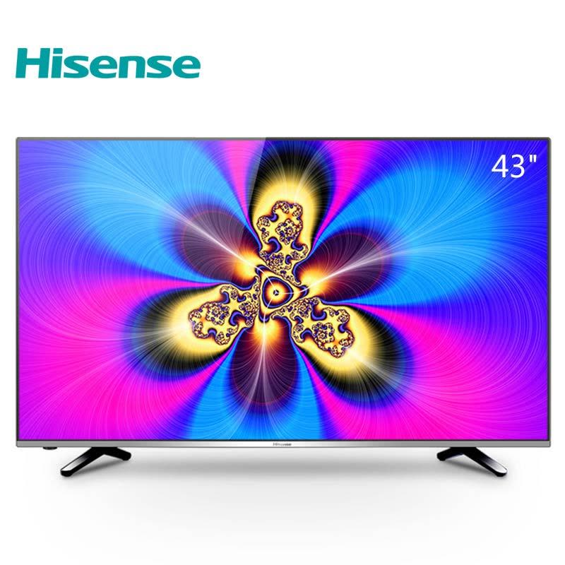 海信(Hisense)LED43EC520UA 43英寸炫彩4K超高清 VIDAA3 14核配置液晶平板智能电视(黑)图片