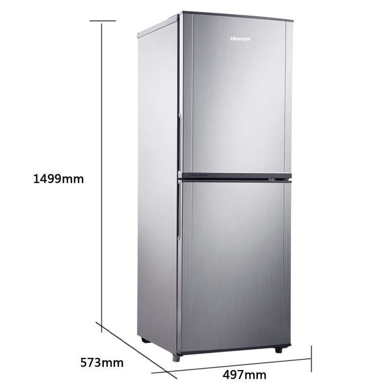 海信(Hisense)BCD-181F/Q 181升 两门冰箱 大冷冻室 一级能效 健康美观(流光银)