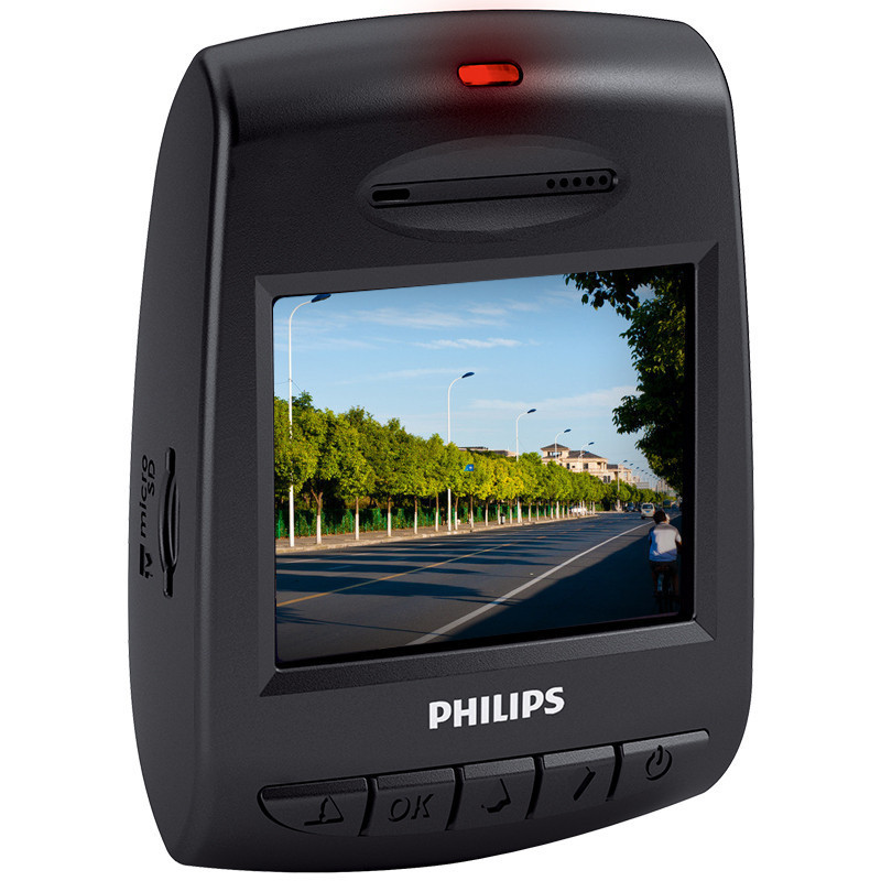 飞利浦(PHILIPS)行车记录仪 ADR610 全高清1080P 记录仪 高清车载行车记录仪 大广角
