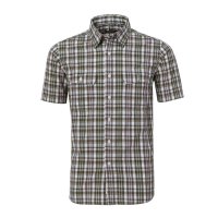 13ATSHM041-4000男式格子短袖速干衬衫13ATSHM041