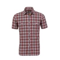 13ATSHM041-6006男式格子短袖速干衬衫13ATSHM041