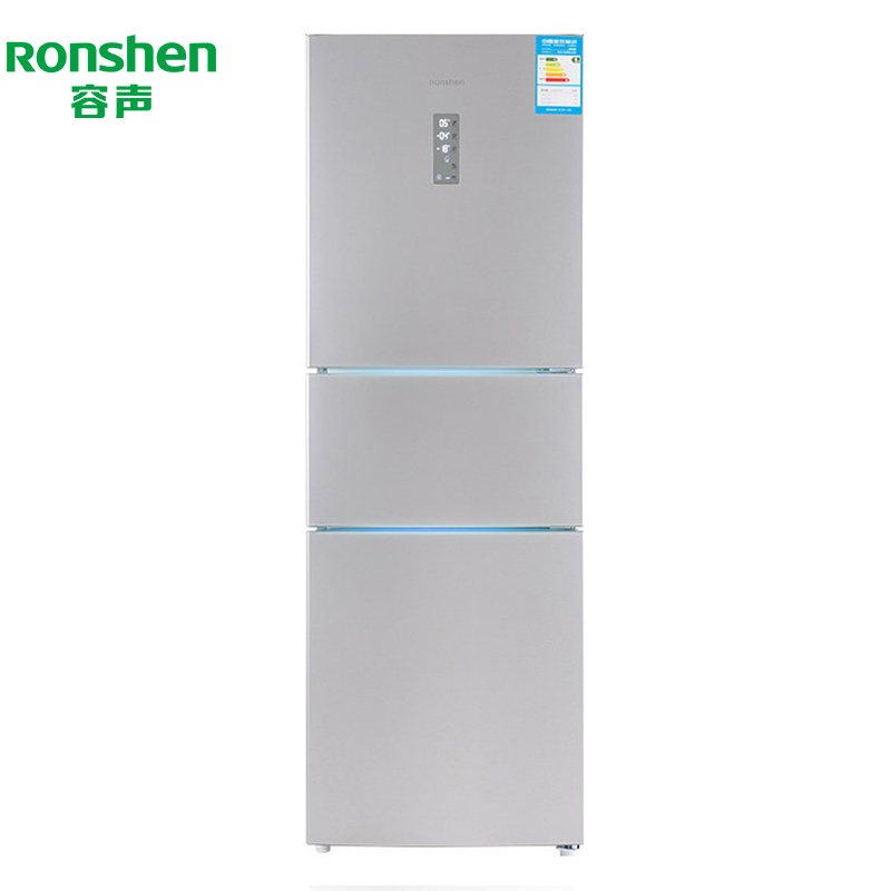 容声（Ronshen）BCD-236WD11NY 236升 风冷无霜 电脑控温 中门5℃~ -18℃宽幅变温（卡其银）