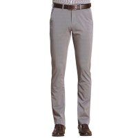 DME5K030S红豆男装 修身微弹条纹男士休闲裤