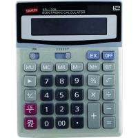 史泰博 SPL-120B 12位双电源金属面板中型计算器