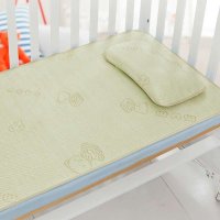 宜贝儿新款冰丝凉席送凉枕 婴儿床凉席 宝宝凉席 婴儿枕头 凉席套装