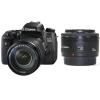 佳能（Canon）EOS 760D 单反双头套机（18-135mm+50mm镜头）包、卡、清洁套装、读卡器、UV镜套装