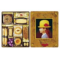 红帽子黄色什锦饼干礼盒136.5g