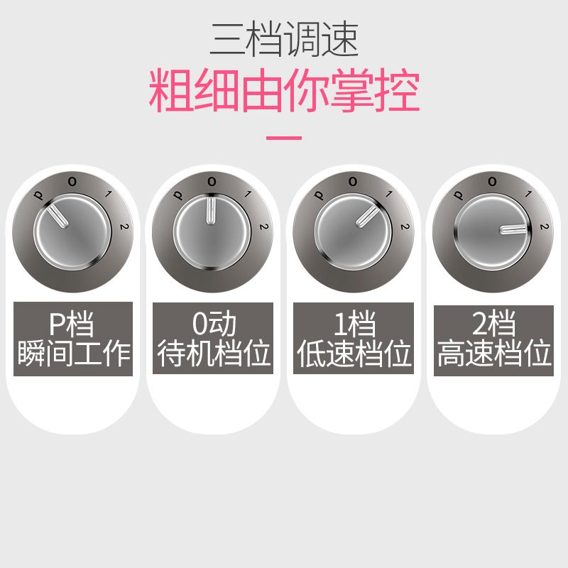 金正(NINTAUS)多功能料理机 榨汁机搅拌机4杯3刀研磨机绞肉机 JZM-2506