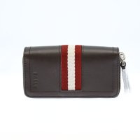 巴利 (BALLY) 男士巧克力色真皮钥匙包 6189974-TRIOT271