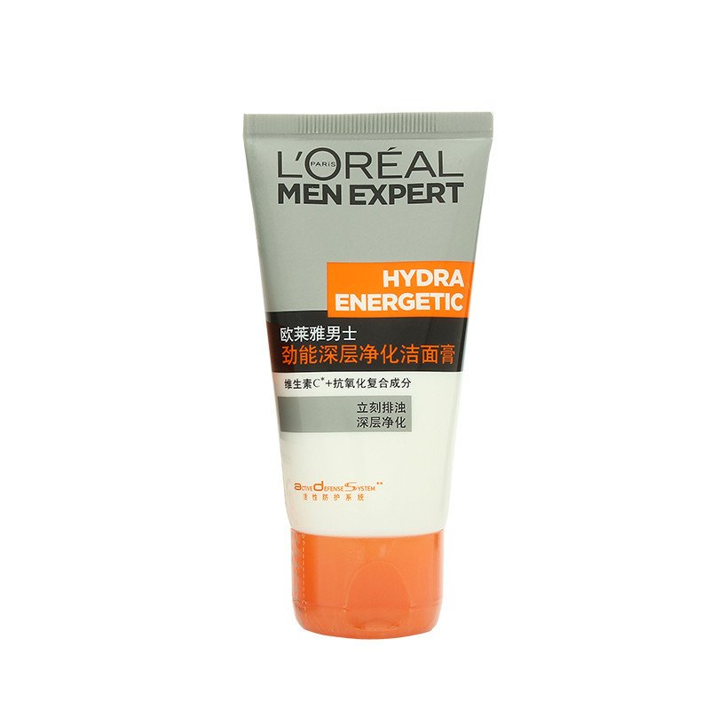 [苏宁超市]欧莱雅(LOREAL)男士劲能2件套(劲能醒肤露50ml+深层净化洁面膏50ml)