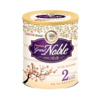 乐天食品(lotte foods)Grand Noble大贵族系列较大婴儿配方奶粉2段(6-12月)750g 韩国原装进口