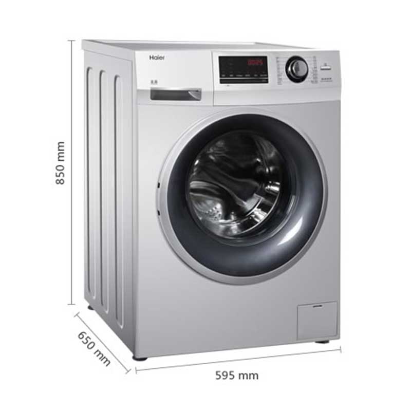 海尔 (Haier) XQG100-BX12636 10公斤变频滚筒洗衣机(银灰色)