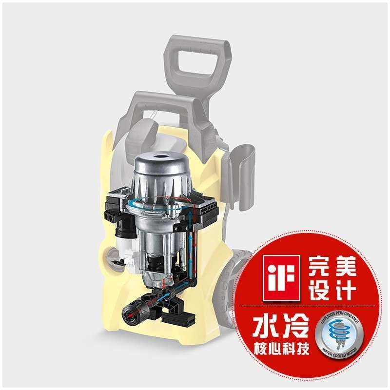 德国凯驰(KARCHER)清洁机K3豪华版 Premium洗车机立式清洗机洗车泵高压水枪家用清扫角落’1600’W