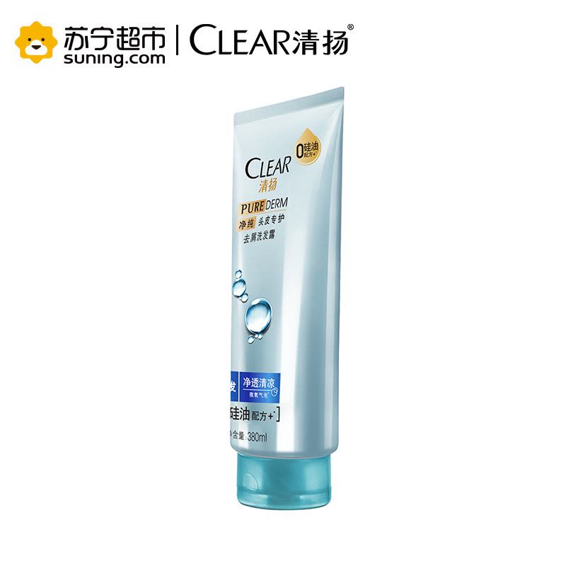 清扬(CLEAR)去屑洗发露 净透清凉380ml[联合利华]图片