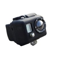 登品for Gopro Hero 2代硅胶套 Gopro相机配件 相机保护套 (黑色)