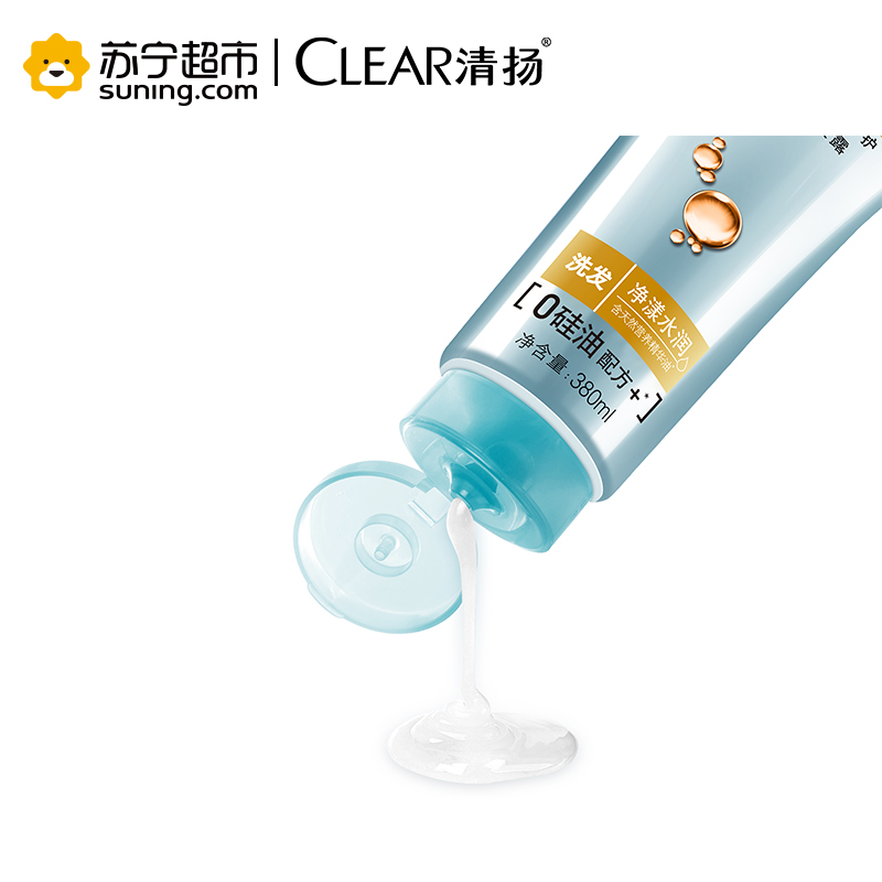 清扬(CLEAR)去屑洗发露 净漾水润380ml[联合利华]高清大图