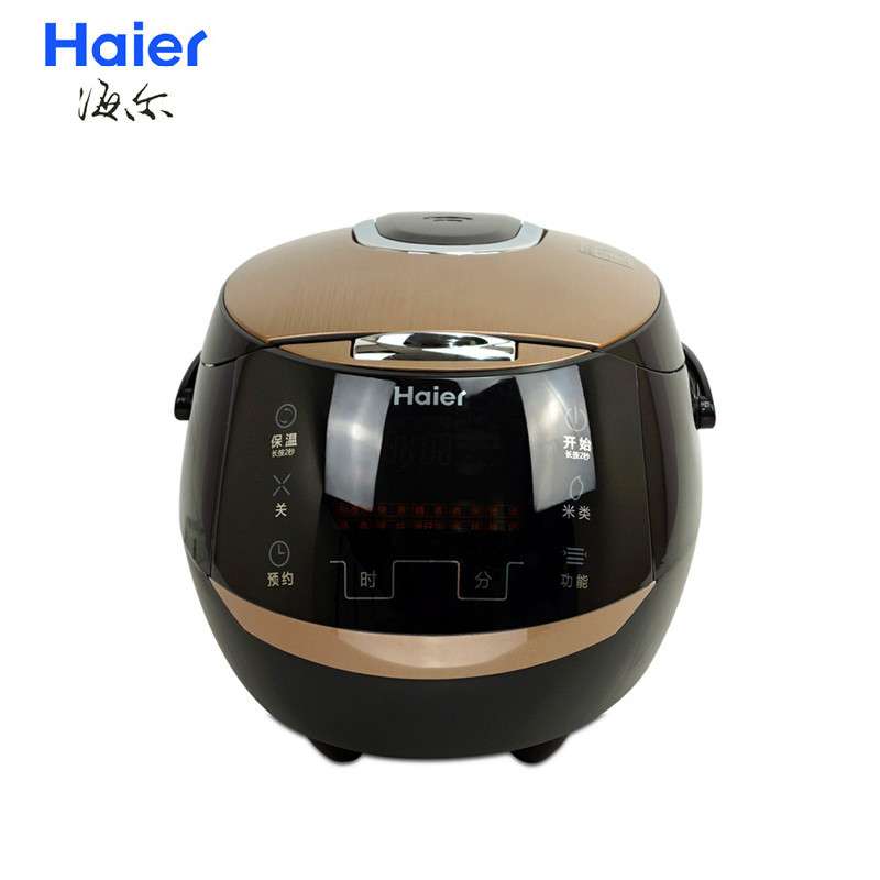 海尔(Haier) 电饭煲 HRC-FS5017(黑金)新款5L微电脑多功能预约智能电饭煲 正品包邮 全国联保