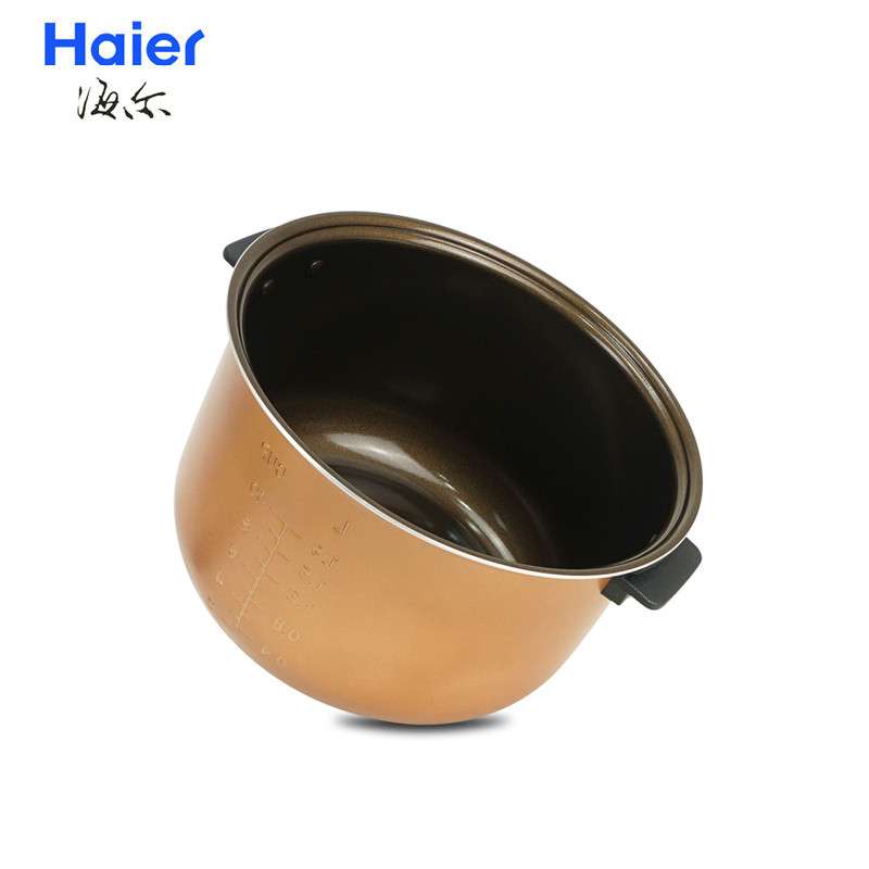 海尔(Haier) 电饭煲 HRC-FS5017(黑金)新款5L微电脑多功能预约智能电饭煲 正品包邮 全国联保