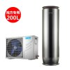 美的(Midea)RSJF-32/R-200/Y-B御泉空气能热水器热泵热水器空气源热水器蓝钻内胆保修6年拉丝银200升