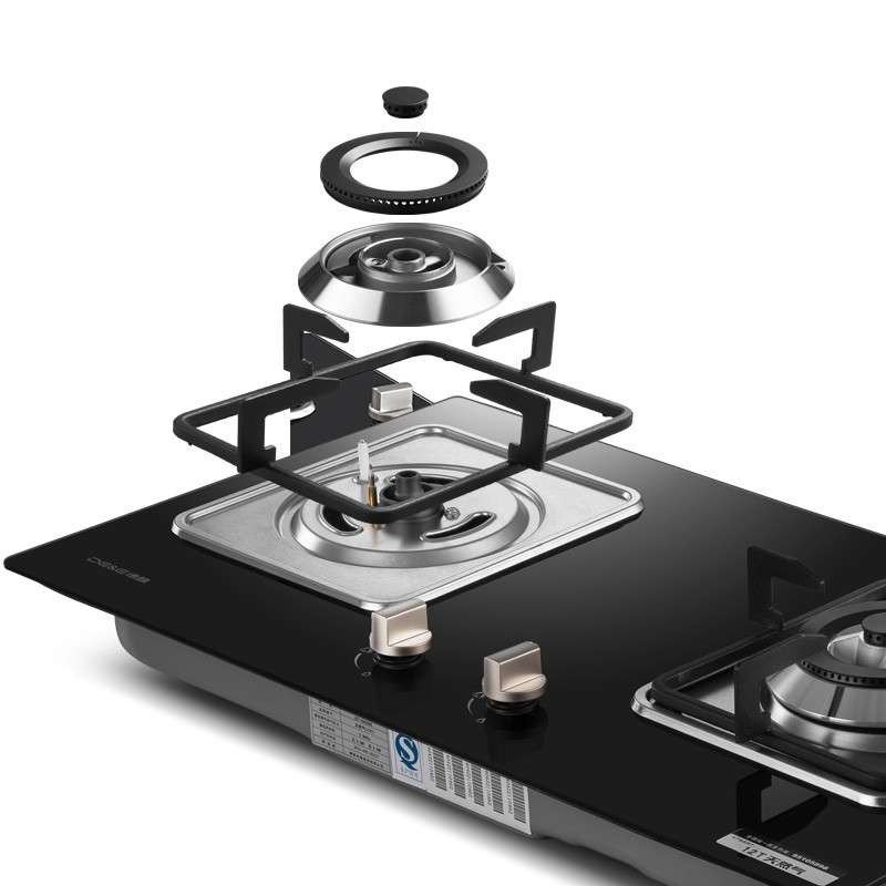 德意(DE&E)嵌入式燃气灶JZT-SA2395 钢化玻璃 天然气