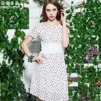 贝瑞英格高雅雪纺连衣裙女61443043