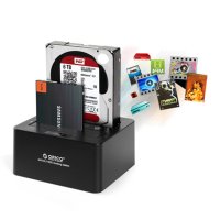 ORICO奥睿科 6629S3高速SATA3.0硬盘底座双盘位硬盘USB3.0移动硬盘盒