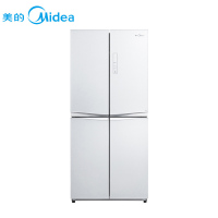 美的(Midea)BCD-401TGEM(E)401升 电脑控温 玻璃面板 大冷冻力 时尚外观十字多门家用电冰箱