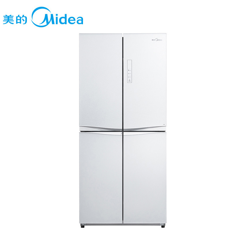 美的(Midea)BCD-401TGEM(E)401升 电脑控温 玻璃面板 大冷冻力 时尚外观十字多门家用电冰箱