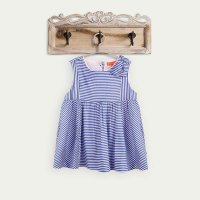 婴倍爱 2015夏季童装新款条纹裙子 女宝宝纯棉连衣裙 716D