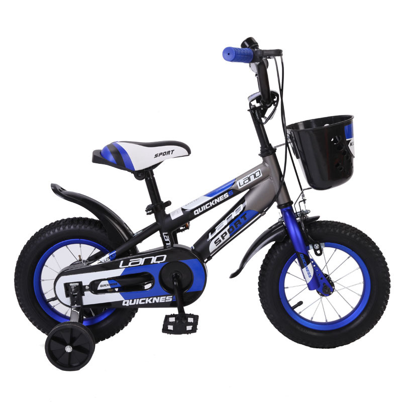 兰Q自行车Q仔系列12/14/16/18寸卡通儿童自行车 安全多色 亚光橙 18寸