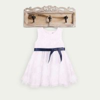 婴倍爱 2015夏季童装新款宝宝纯棉连衣裙 女童蝴蝶结可爱裙子