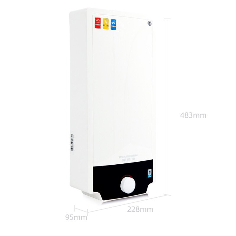 斯帝博 DSF-240C(24kw 380v) 即热式电热水器 速热恒温 超薄机身 大出水量 洗澡淋浴 免储水洗澡机高清大图