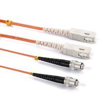 辉宏时代ST-SC5米多模双芯双纤光纤跳线 电信级 尾纤 光纤 光缆 SC-ST