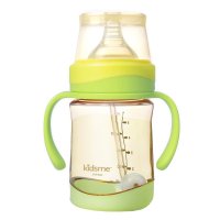 KIDSME 亲亲我 宽口径PPSU奶瓶160ML黄色 908191Y