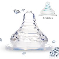 KIDSME 亲亲我 宽口钻石螺旋奶嘴 十字孔2个装 908285