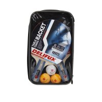 新款 正品得力风行F2340乒乓球拍 直拍 双面反胶