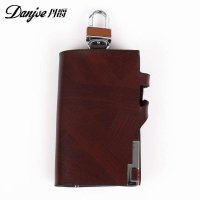 新款 正品丹爵 牛皮 内置拉链袋 时尚休闲 男女通用型 钥匙包6203