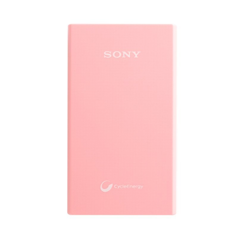 索尼（SONY）CP-V6（粉色） 6100毫安聚合物锂电池 迷你纤薄