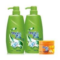 飘柔滋润去屑洗发露750ml*2+飘柔精纯焗油精华发膜300ml专供装