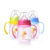 KIDSME 亲亲我宽口安全PP奶瓶 210ML颜色随机 908185