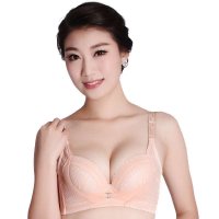 蕾丝上薄下厚聚拢内衣文胸JM201335