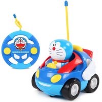 儿童玩具电动耐摔耐撞哆啦a梦带音乐小孩卡通车模宝宝遥控车NO.830