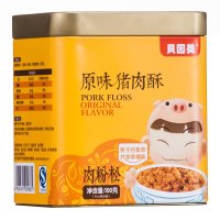贝因美(beingmate)原味猪肉酥(金装)100克