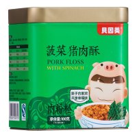 贝因美(beingmate)菠菜猪肉酥(金装)100克