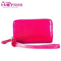 Hmily/海谜璃 时尚休闲女士钥匙包 女士小手拿钥匙包 多功能钥匙包 拉链包小零钱钥匙包 海谜璃6070-04