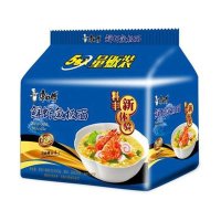康师傅鲜虾鱼板面96g*5