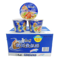 康师傅鲜虾鱼板桶面100g